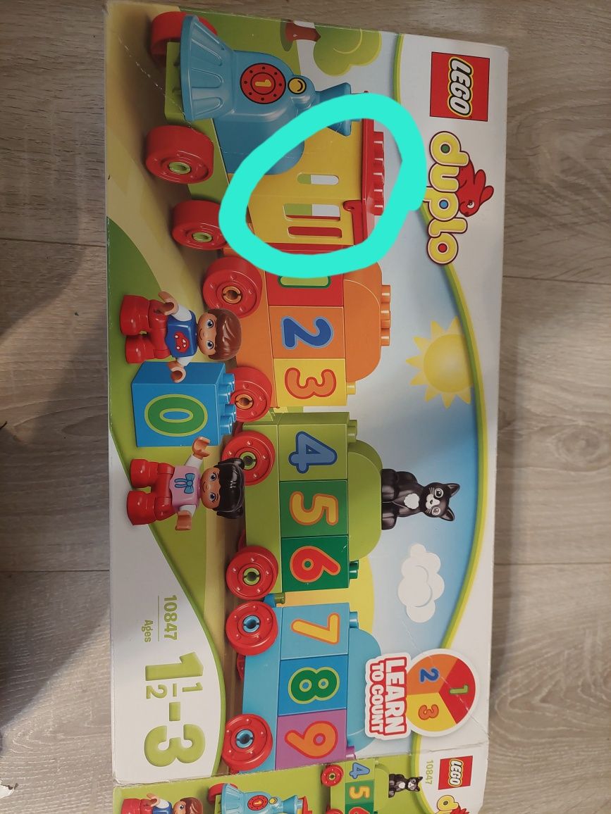 Lego duplo 10847 Pociąg z cyframi