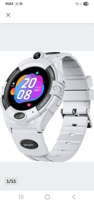 Nowy Smartwatch bialy