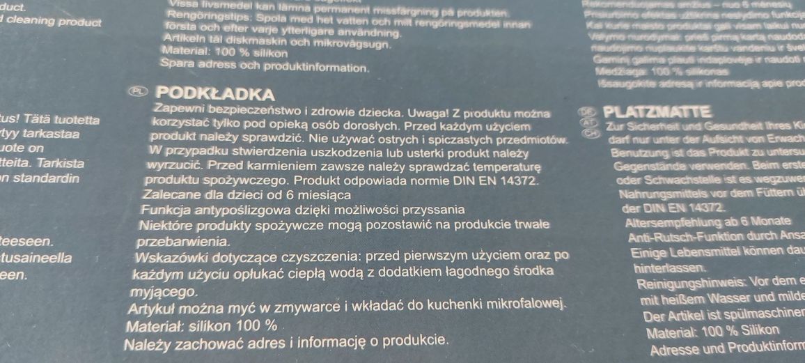 Talerz dla małego dziecka