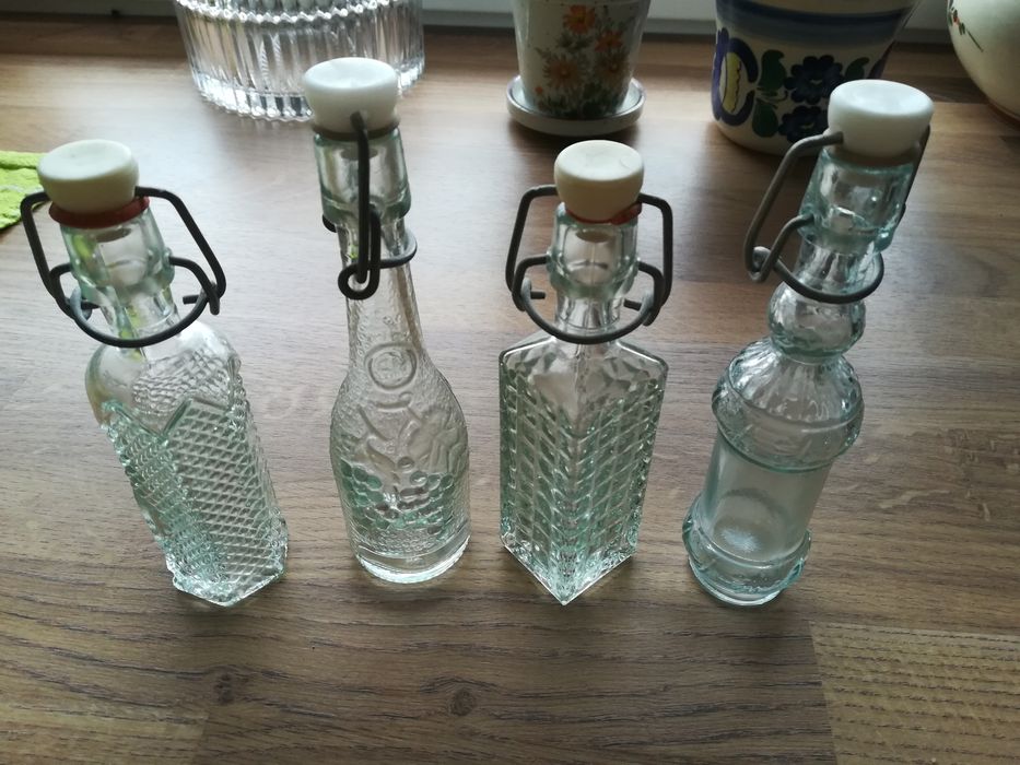 Mini butelki buteleczki ozdobne unikat