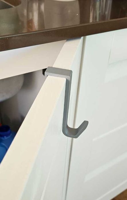 Praktyczny haczyk na drzwi / szafkę.  Zestaw 5 szt. Druk 3D