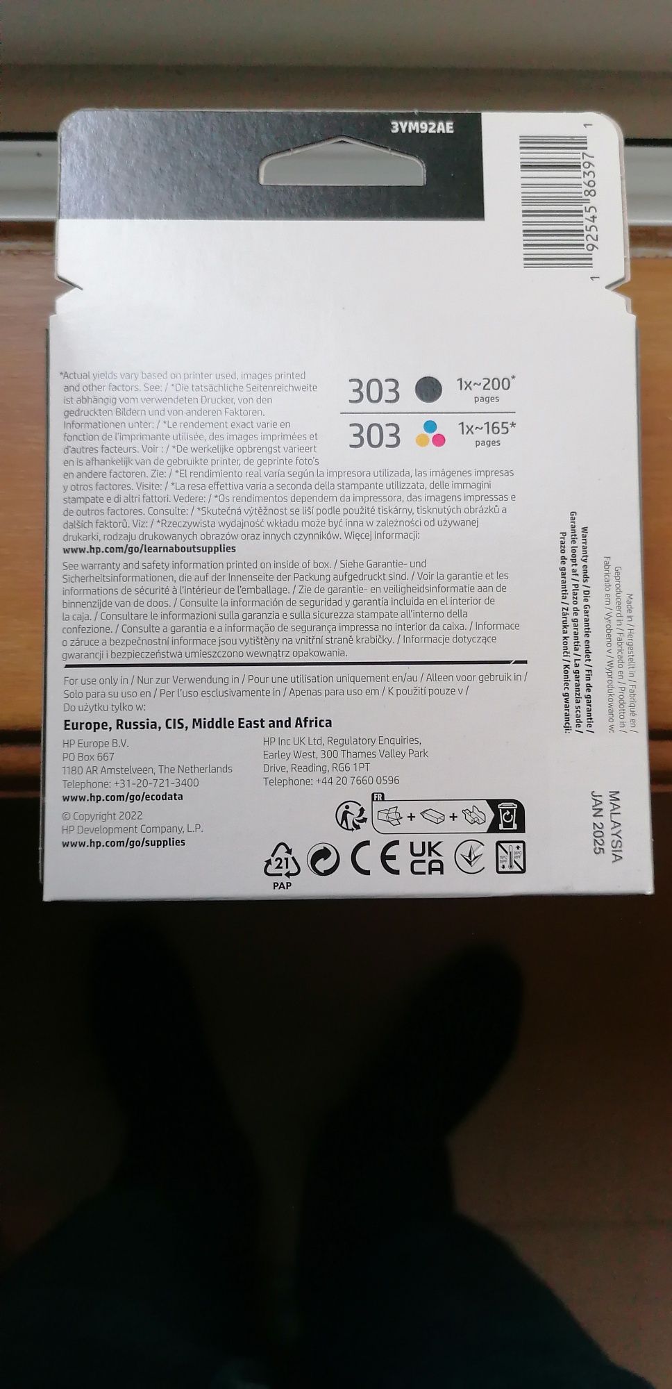 Hp 303 pack original