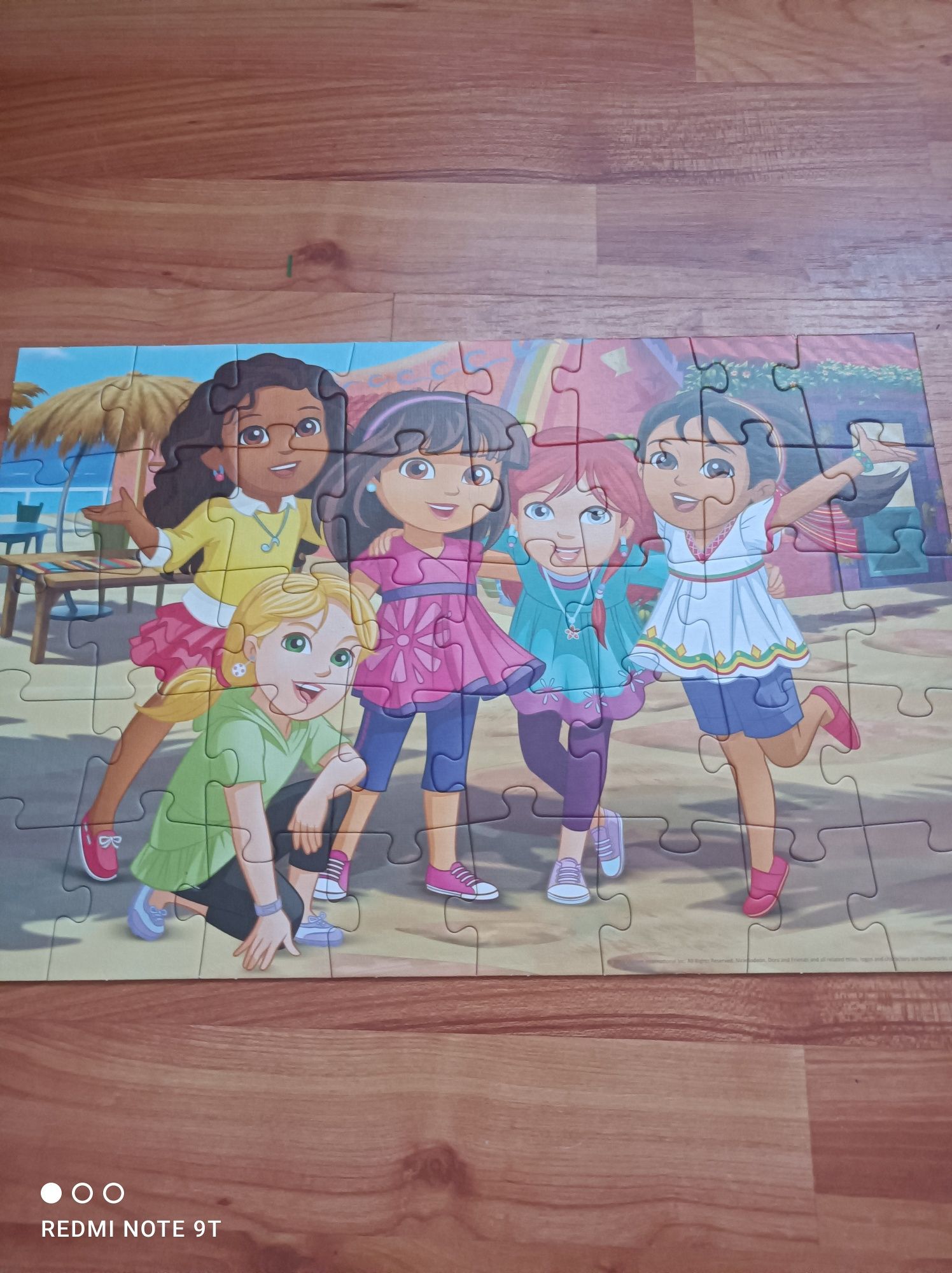Puzzle Dora i przyjaciele dwustronne 40