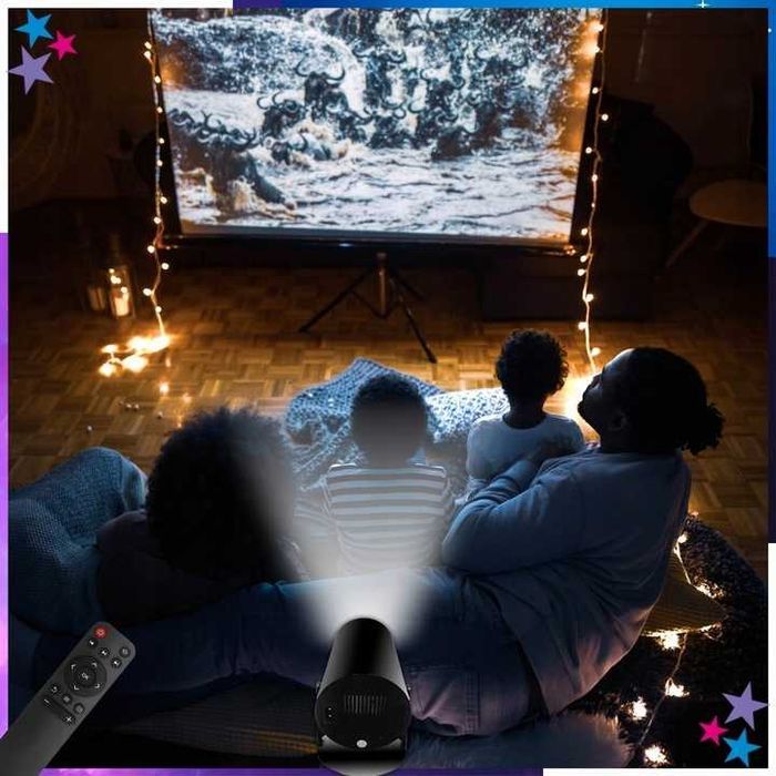 Projektor Rzutnik Mini Przenośny Android LED Wifi Full HD Smart TV