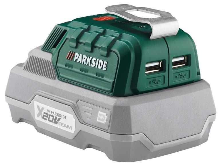 Аккумуляторный фонарик для батареи Parkside 20 В Адаптер USB Powerbank