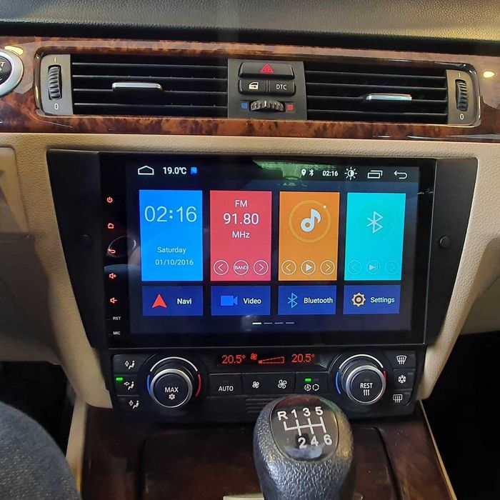 Rádio 2DIN 9" [4+32GB] • BMW Serie 3 • E90 E91 E92 E93 • Android 320