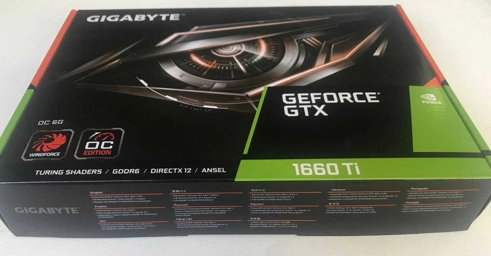 Видеокарта Gigabyte Geforce GTX 1660 ti 6GB