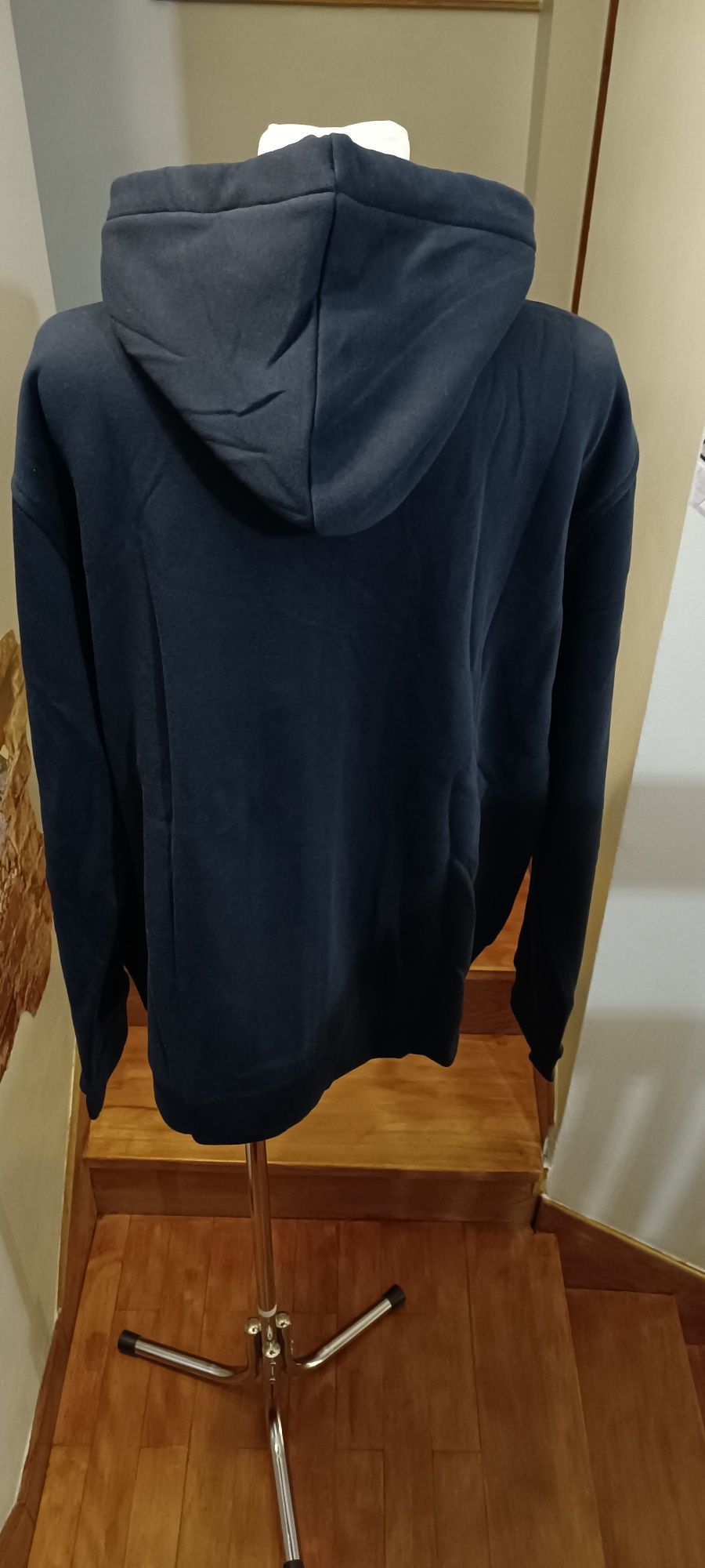 HRM Bluza damska z kapturem rozpinana granat r 5XL z Metkami