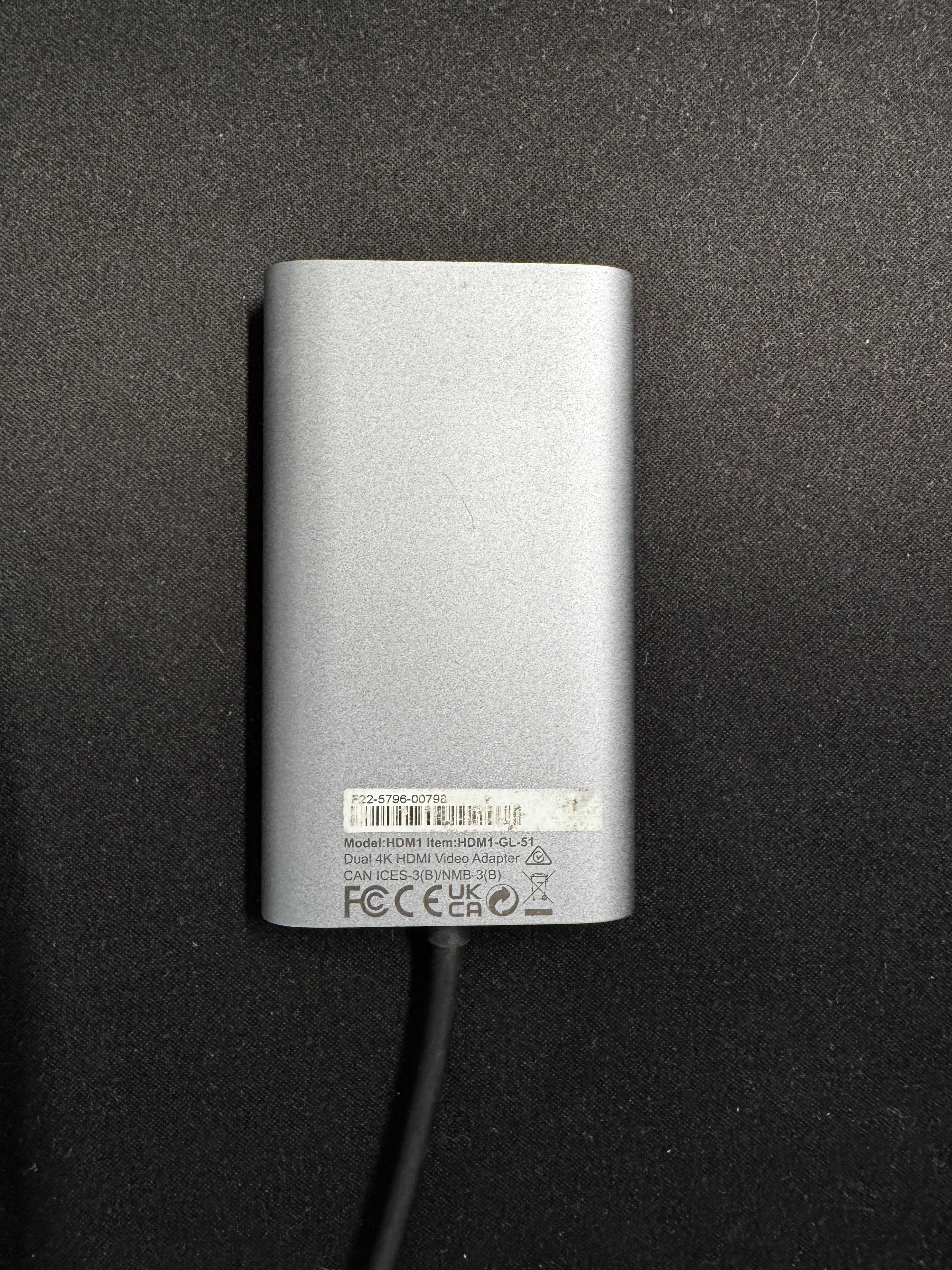 HyperDrive Dual 4K HDMI to USB-C Adapter (for MacBook M1, M2, and M3)