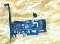Адаптер переходник M.2 NVME to PCI-E 4.0/3.0, M2 SSD to PCIE X16