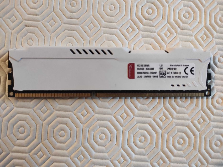 Memória RAM Hyper X 8GB