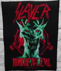 Slayer Root Of All Evil Ekran Duża Naszywka BackPatch Thrash Metal