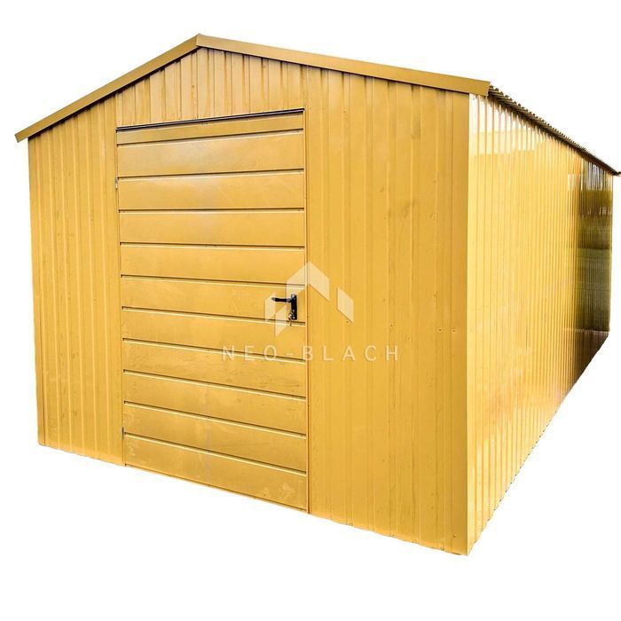 Schowek - Domek Ogrodowy 3,5X6M Drzwi - Piaskowy Dwuspadowy Nb137