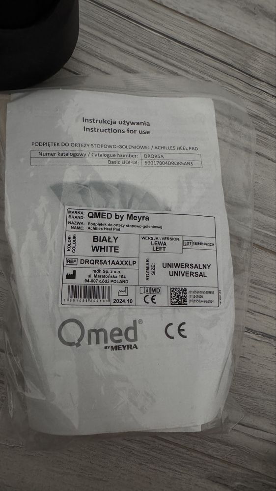 Podpietky ortopedyczne Omed lewa