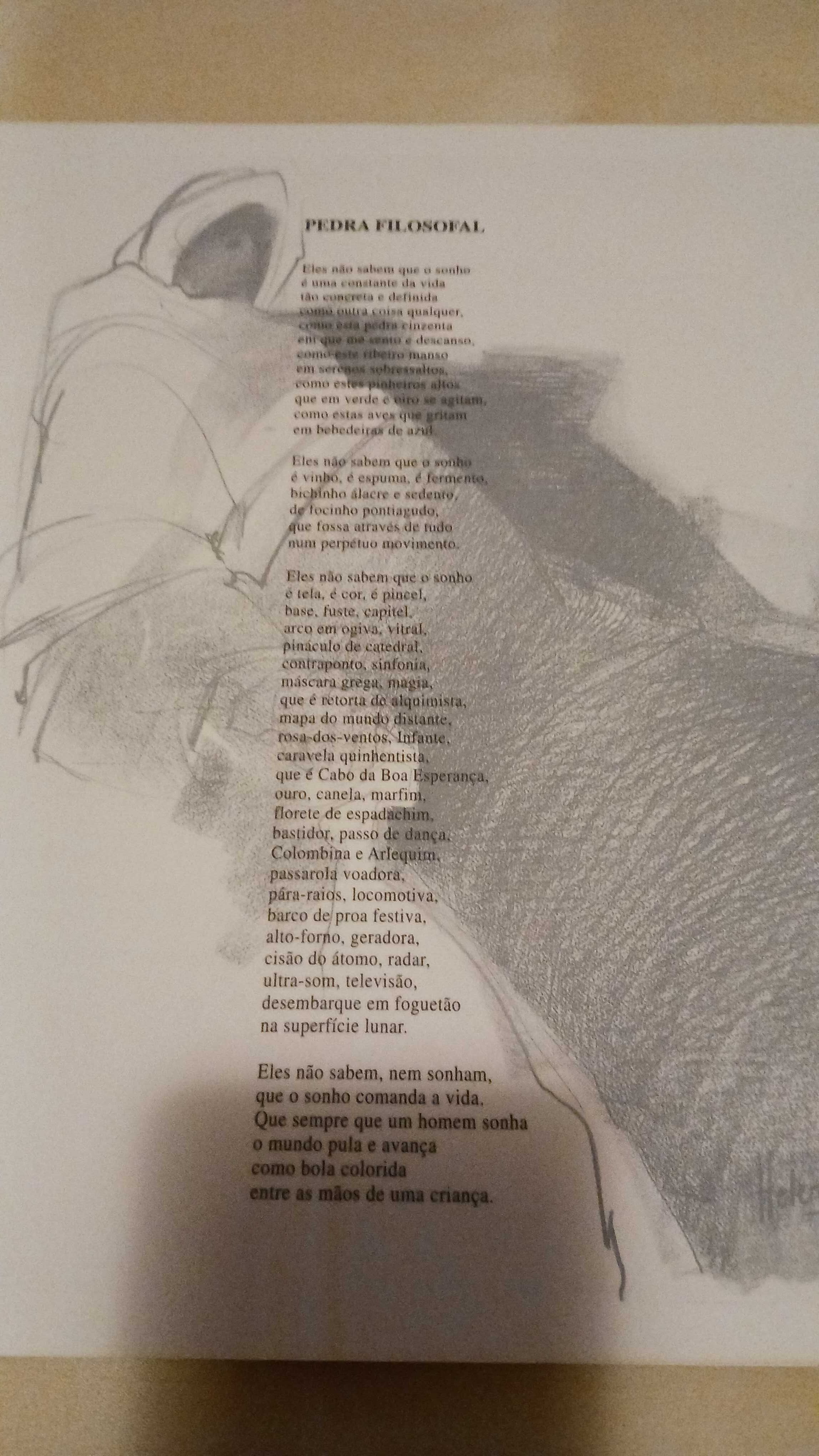 Livro Desenhos Helena Abreu e poemas de António Gedeão