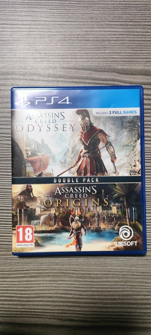 Gra Assassin's Creed Odyssey oraz Assassin's Creed Origins na ps4