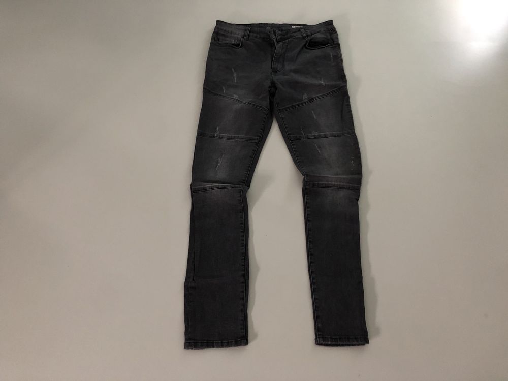 Review Jeremy Skinny 34/34 jeansy spodnie jeansowe czarne
