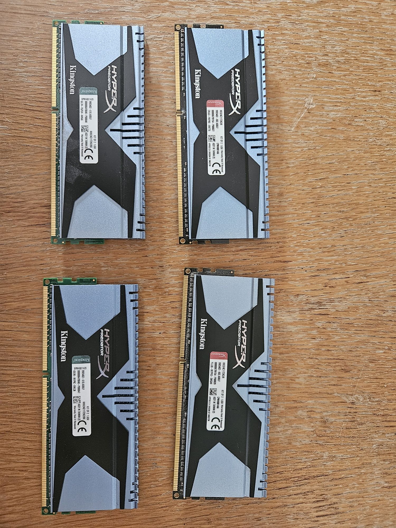 16Gb (4x4) RAM DDR 3 2400MHz