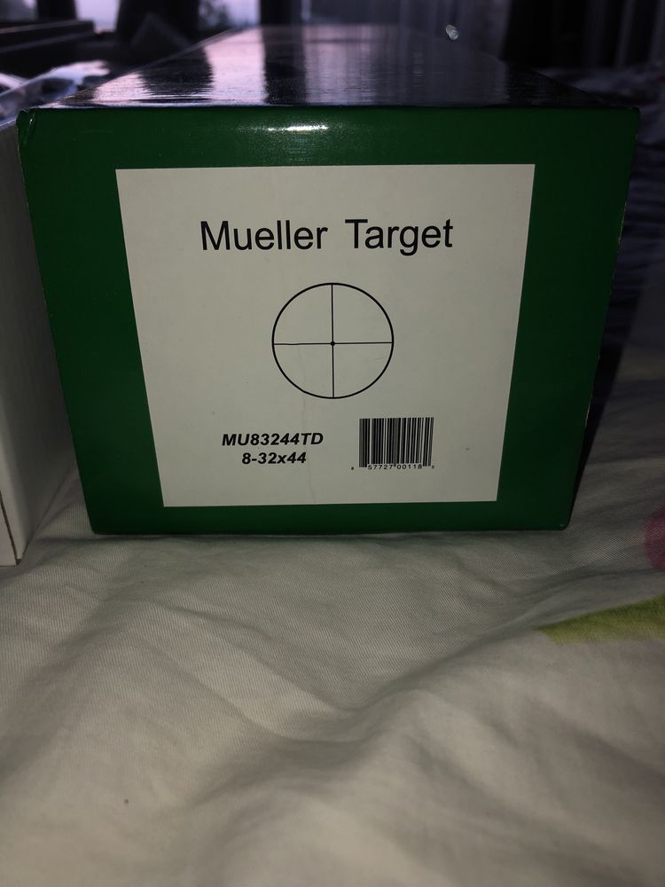Потужний приціл Mueller 8-32×44 Side Focus Target Dot 30 mm з крепіжем