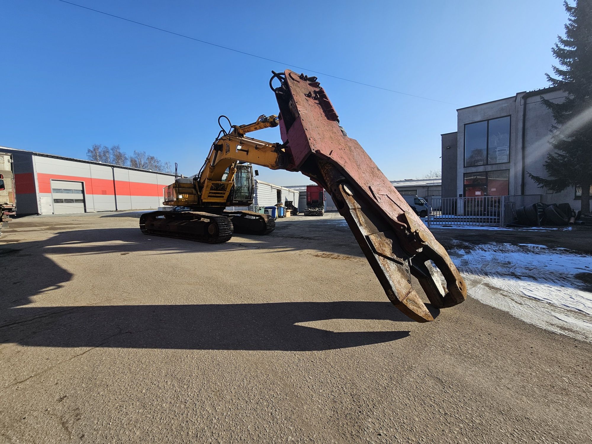 Jcb JS 460 z Nozyca do cięcia zlomu