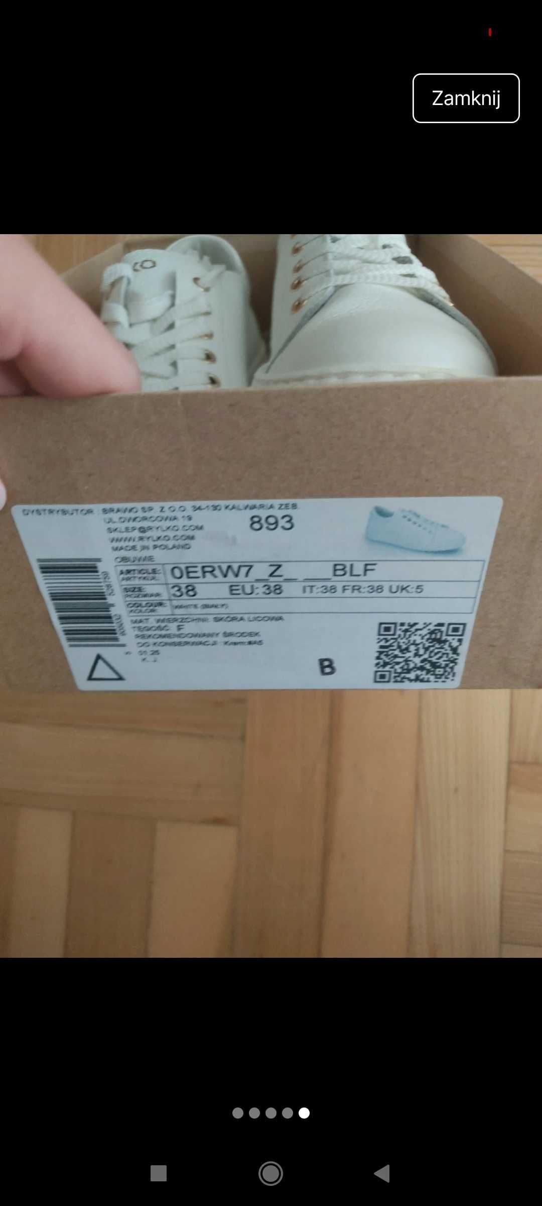 Białe Sneakersy Ryłko