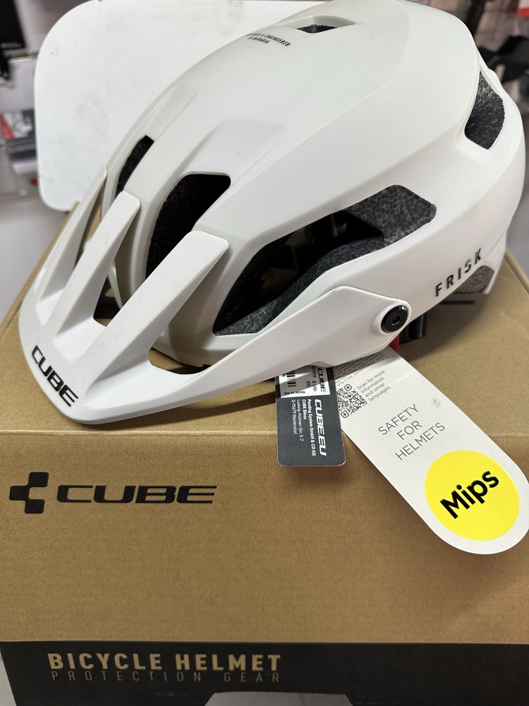 Kask MTB  CUBE FRISK Teamline grey S 49-55 cm M L XL