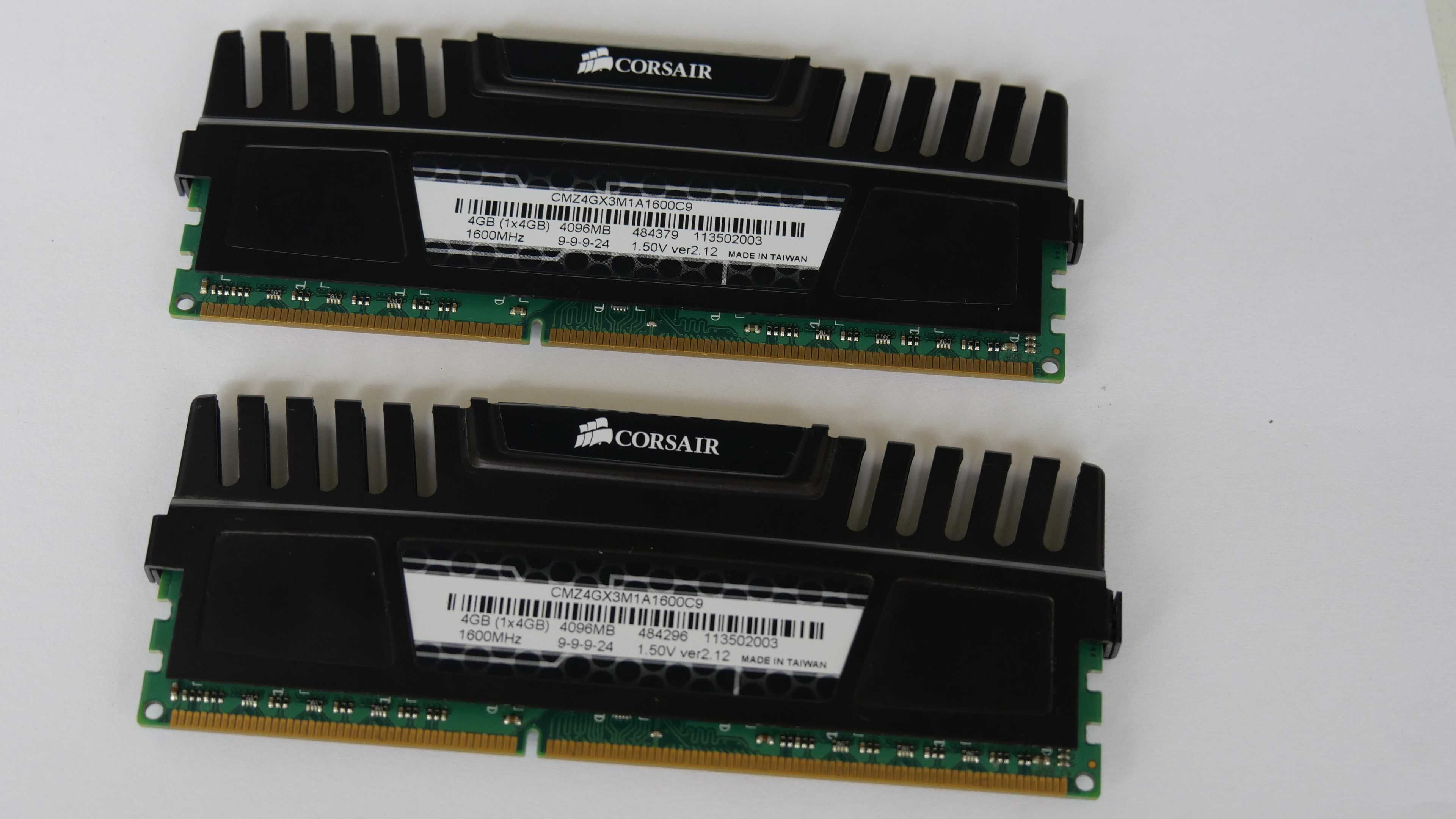 Pamięć RAM Corsair VENGEANCE DDR3 1600MHz CL9 2x4 GB