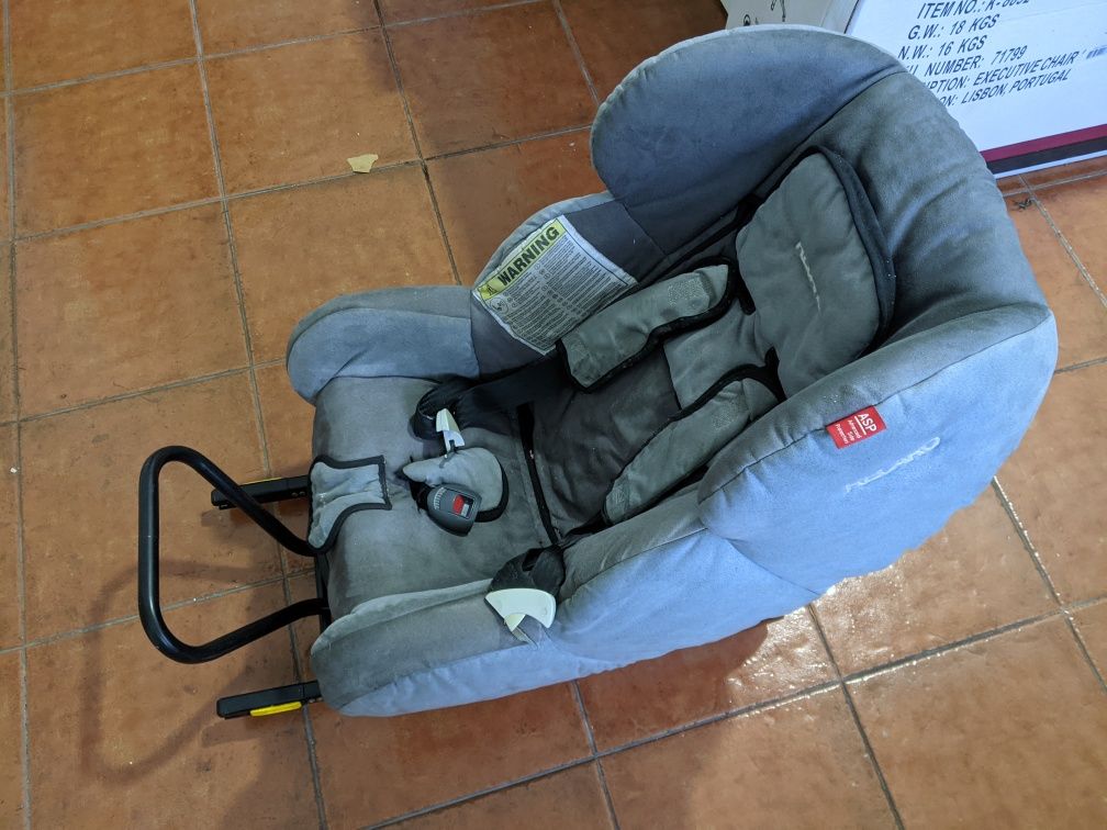 Cadeira Auto Recaro Isofix Rear Facing Side Grupo I