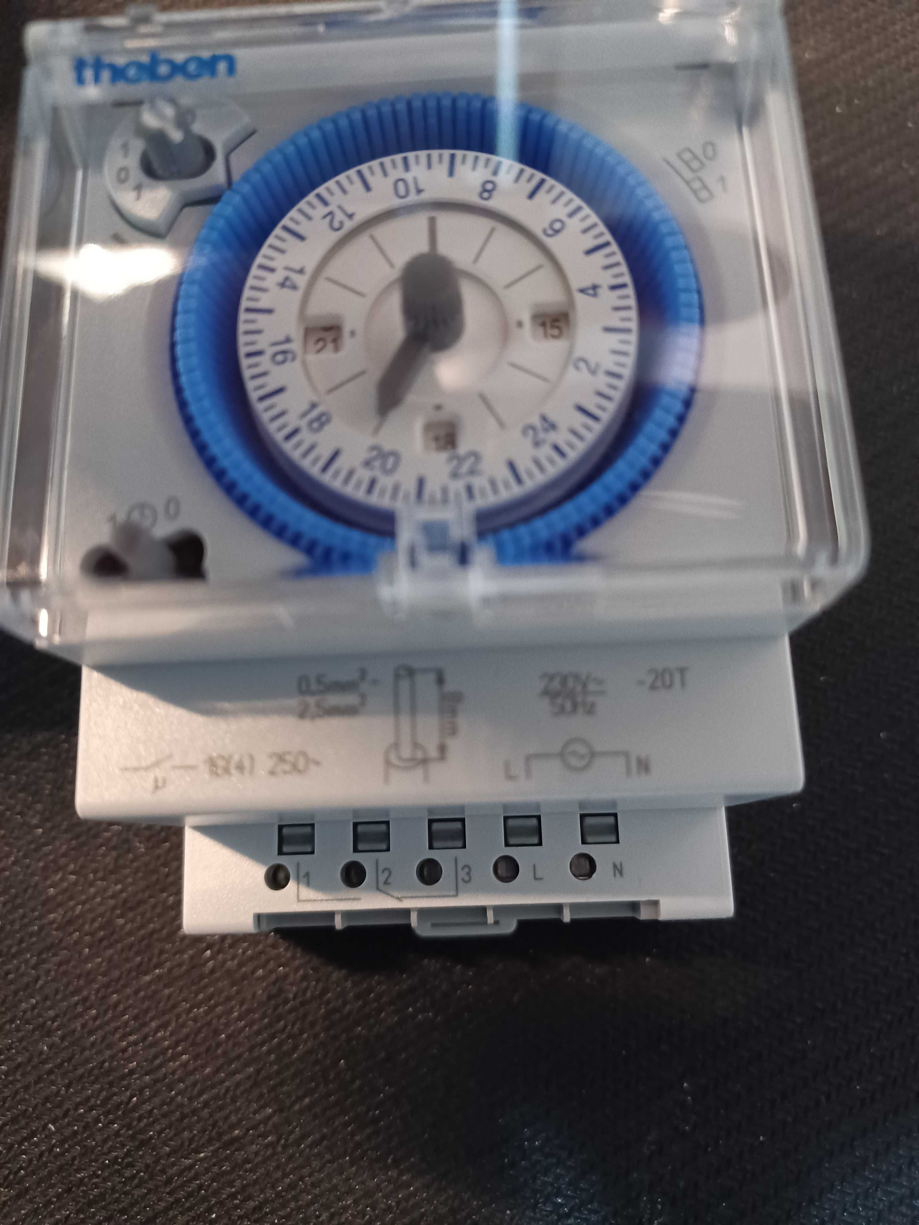 Relógio - Interruptor horário analógico Theben SYN161d (NOVO)