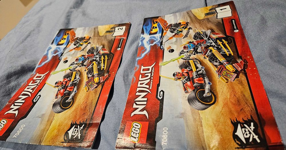 Lego 70600 Ninjago Pościg na motocyklu.