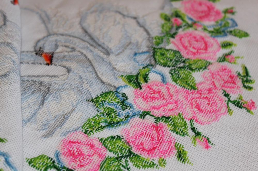 Весільний рушник, хрестиком, ручна робота