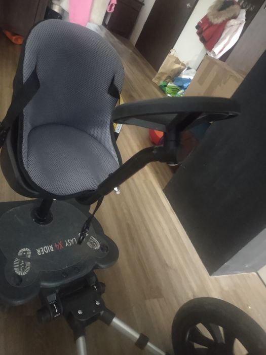 Uniwersalna dostawka Easy X4 Rider v5 z kierownicą (platforma + siedzi