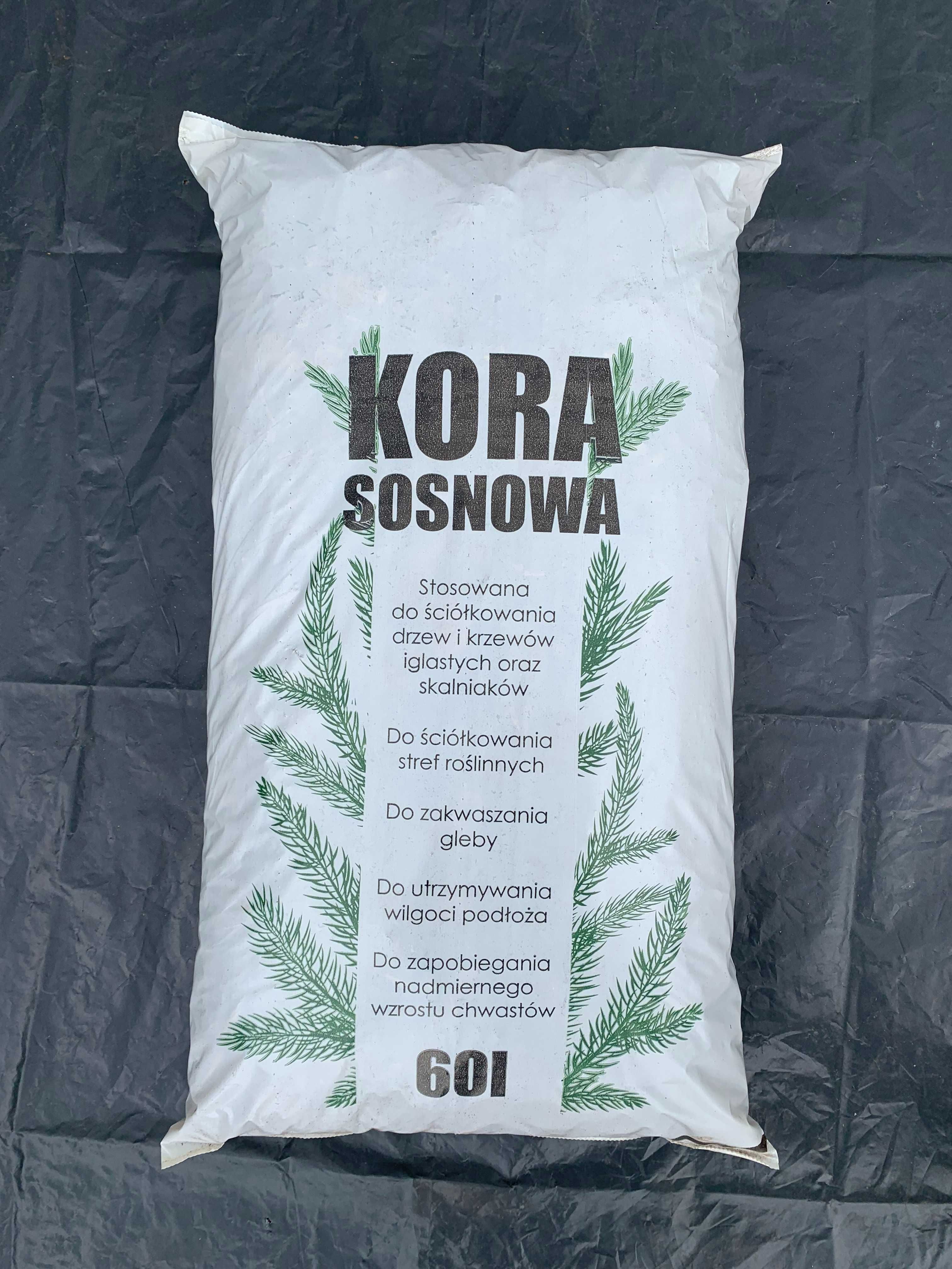 Kora Sosnowa Paleta 50worków 50litrów dostawa gratis