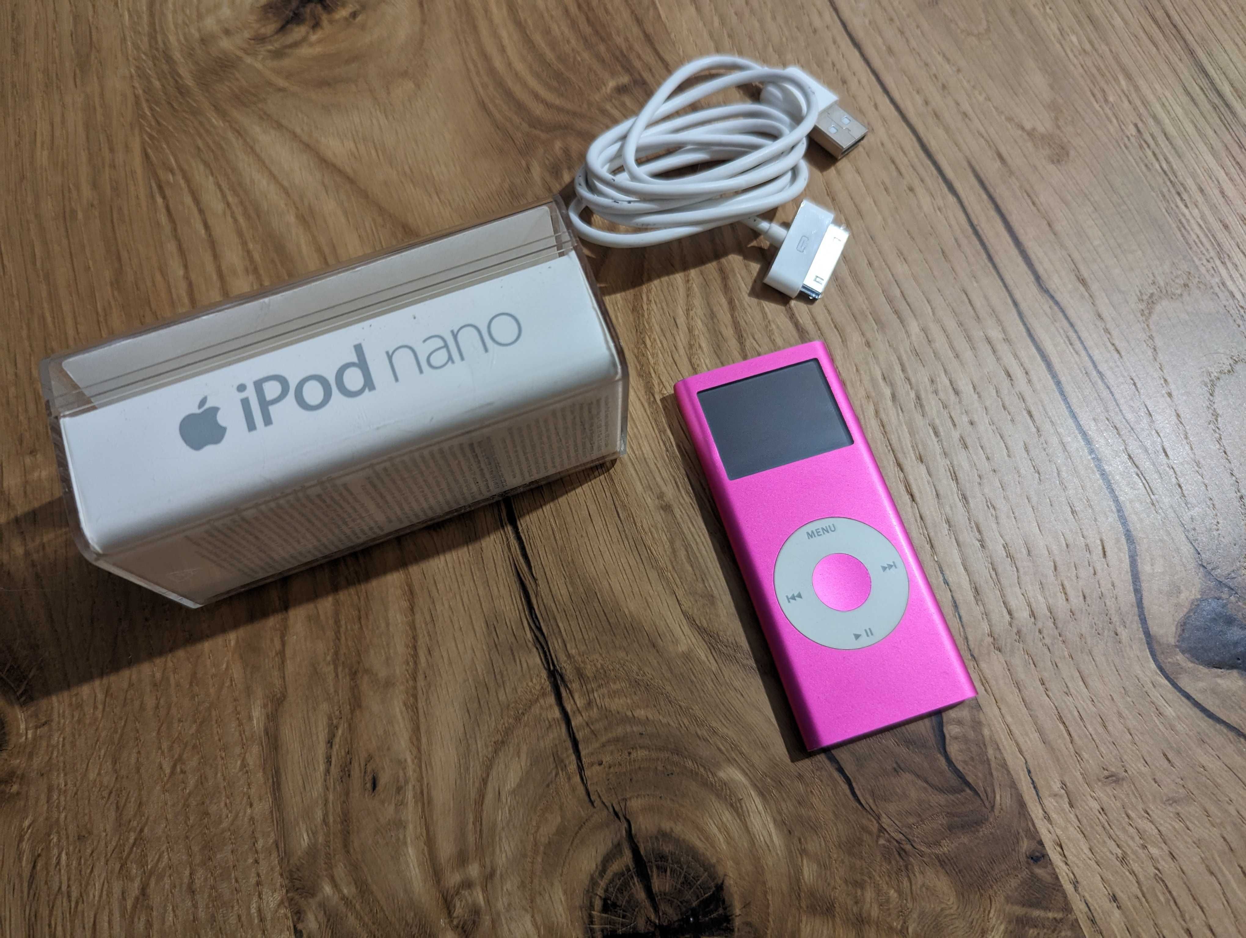 MP3-плеєр iPod nano 4Gb Pink + новий кабель