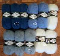 Пряжа Alize Mohair Classic, 3 season, Real40. Розпродаж