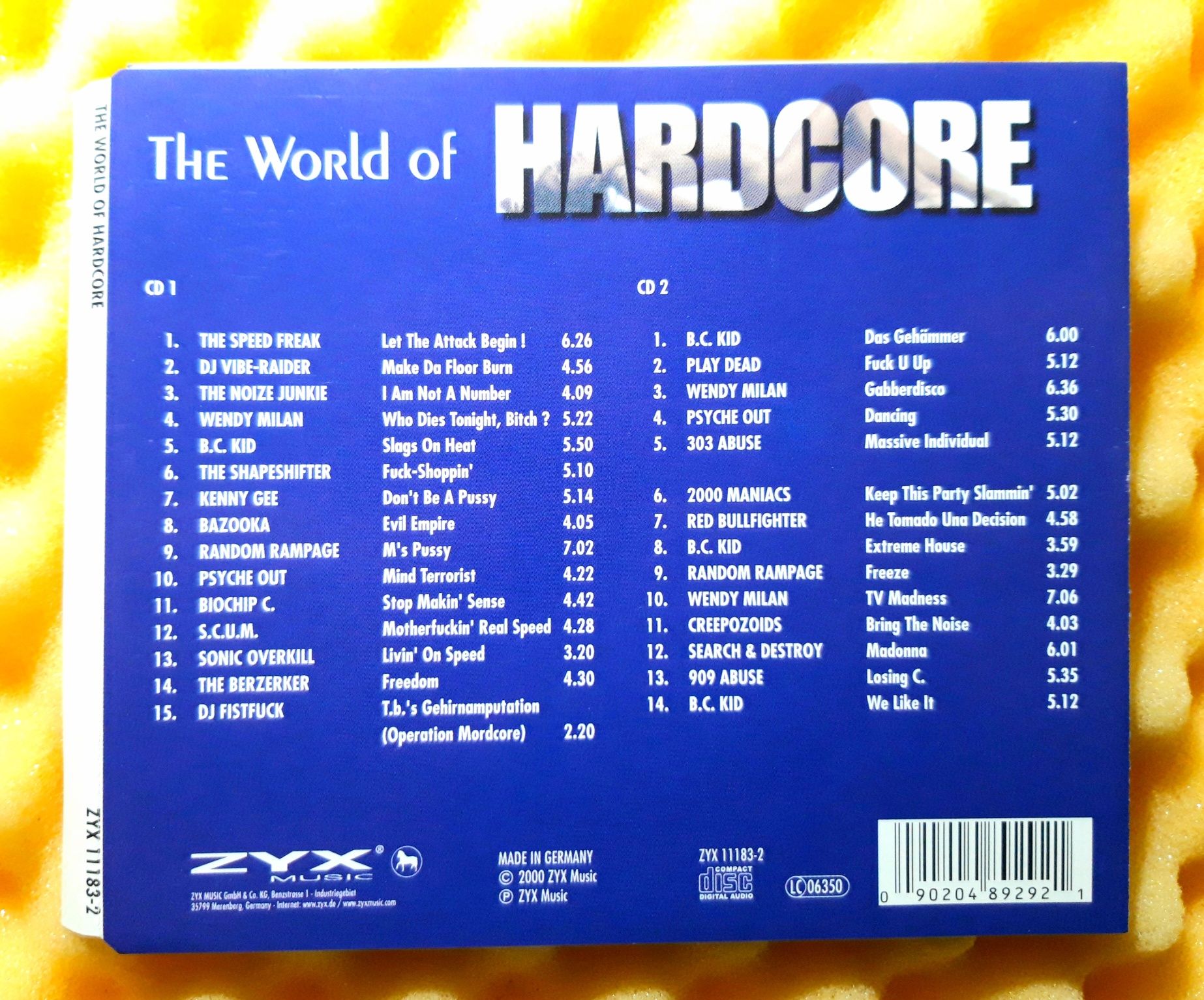 The World Of Hardcore (2xCD, 2000)