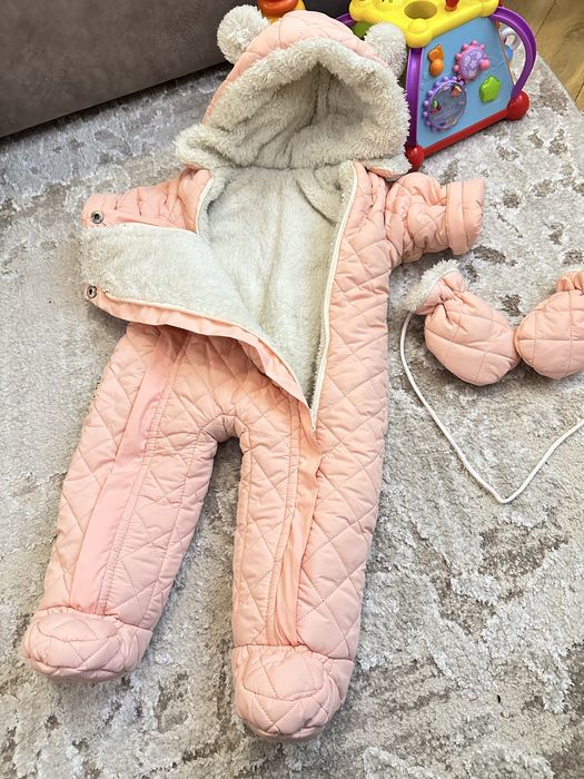 Новий зимовий Комбінезон для дівчинки 62-68стан нового)