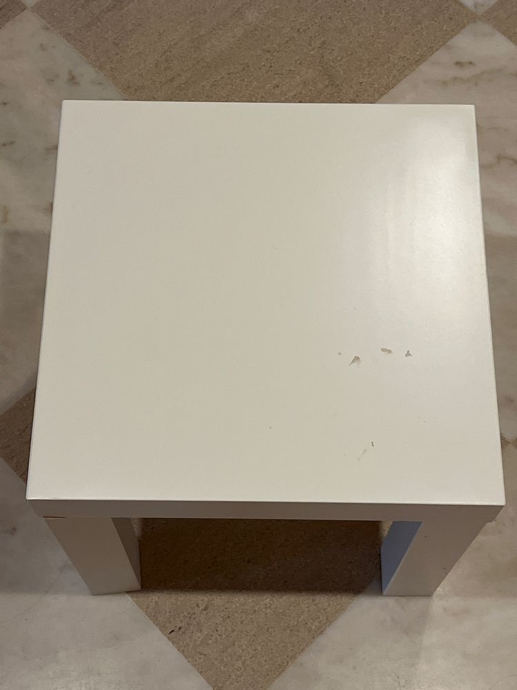 Mesa de apoio branca IKEA