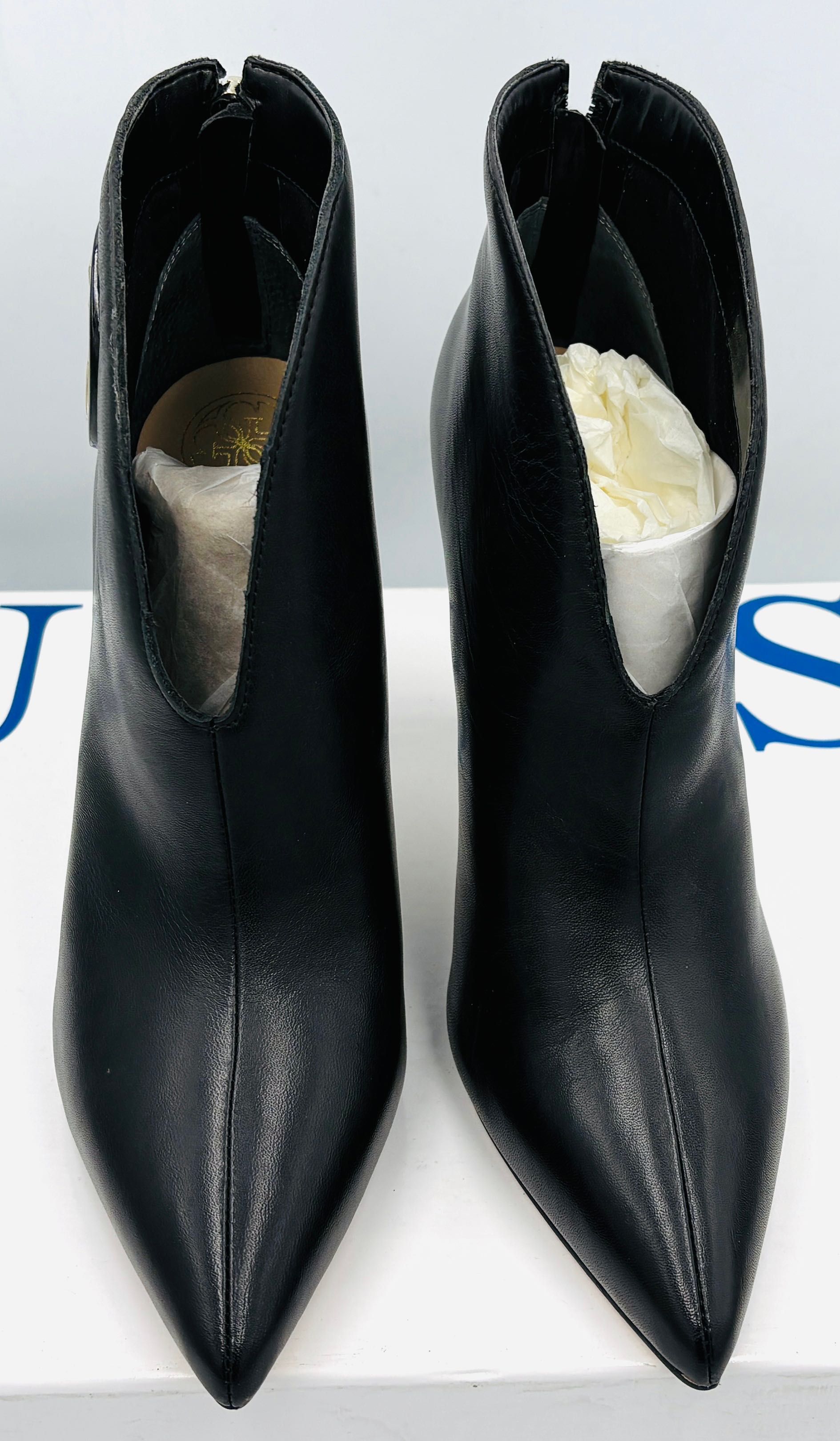 ‼️Nowe oryginalne botki GUESS Orlee czarne 37 AZ068 skóra obcas 11cm