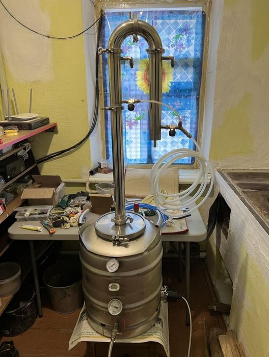 Перегонный куб автоклав дистилятор ректификацинная колонна аппарат