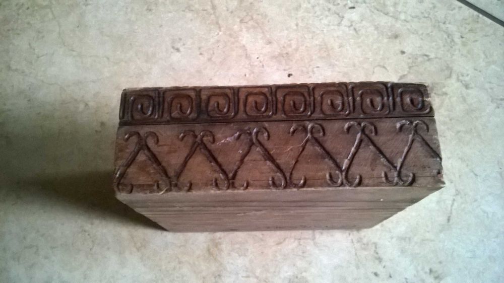 Szkatułka kwadratowa, kolor kawy