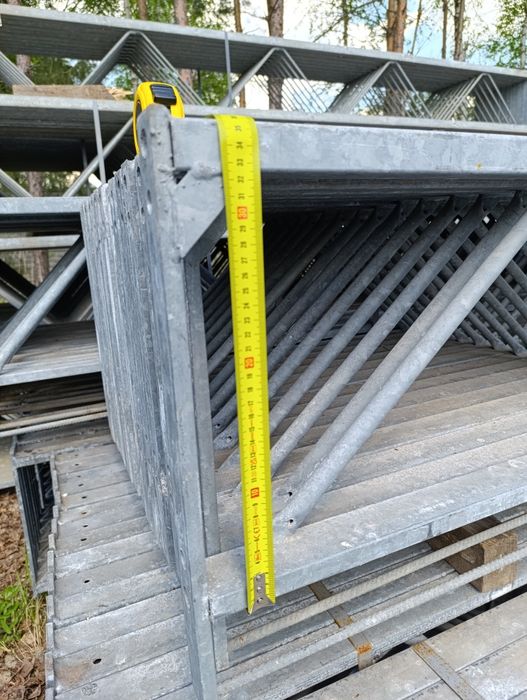 Kratownica dachowa kompletna do montażu dach 1 spad 6.32m-ocynk