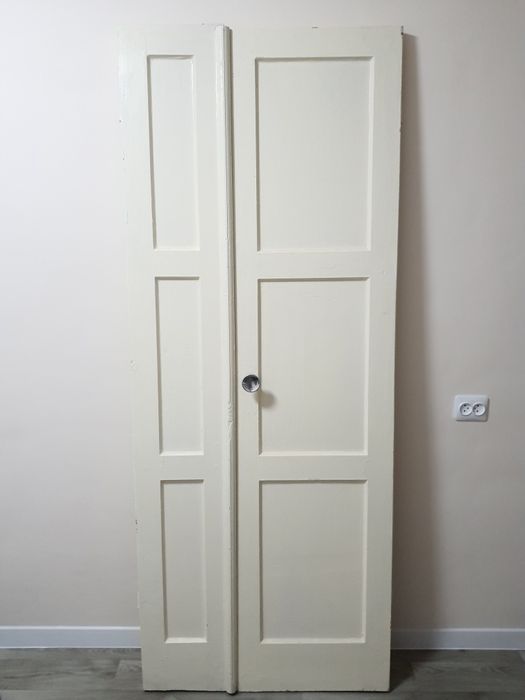 Дерев'яні двері (двостворчаті) розміром 80×201.5см