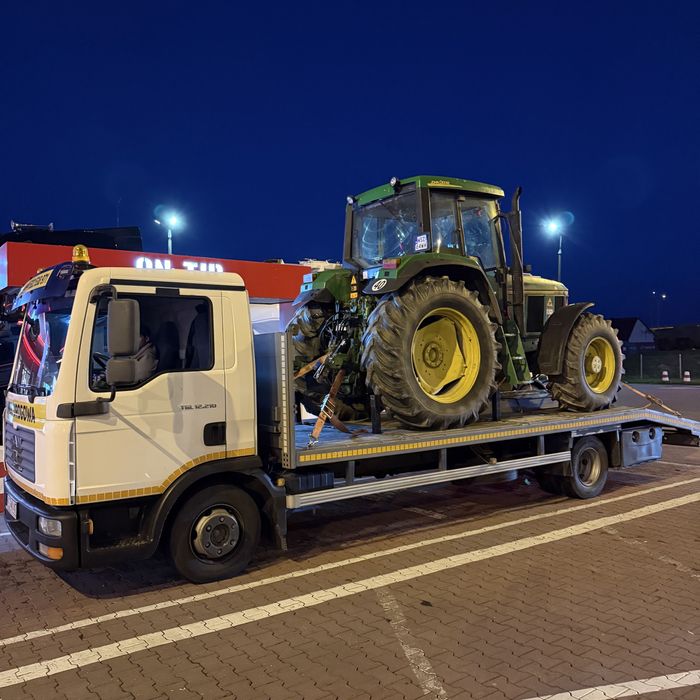 Pomoc Drogowa, Laweta Holowanie Transport Wózek Widlowy BUS Koparka