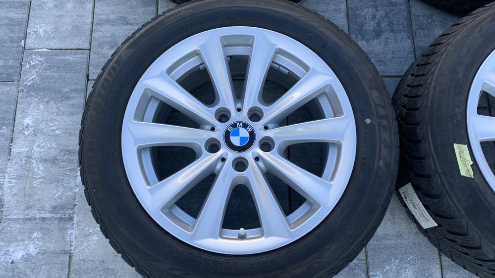 Koła felgi aluminiowe BMW F10 5x120 17 cali zimowe opony czujniki