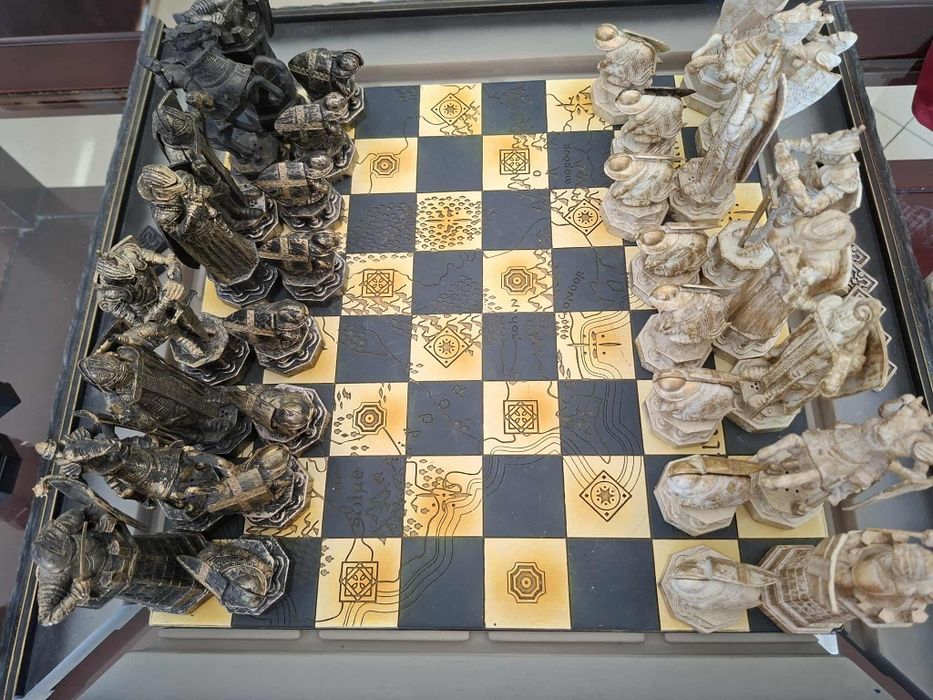 Szachy kolekcjonerskie Harry Potter super zestaw z dodatkami