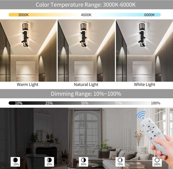 Люстра керована для акцентного освітлення 50Вт ДОСТАВКА БЕЗКОШТОВНА