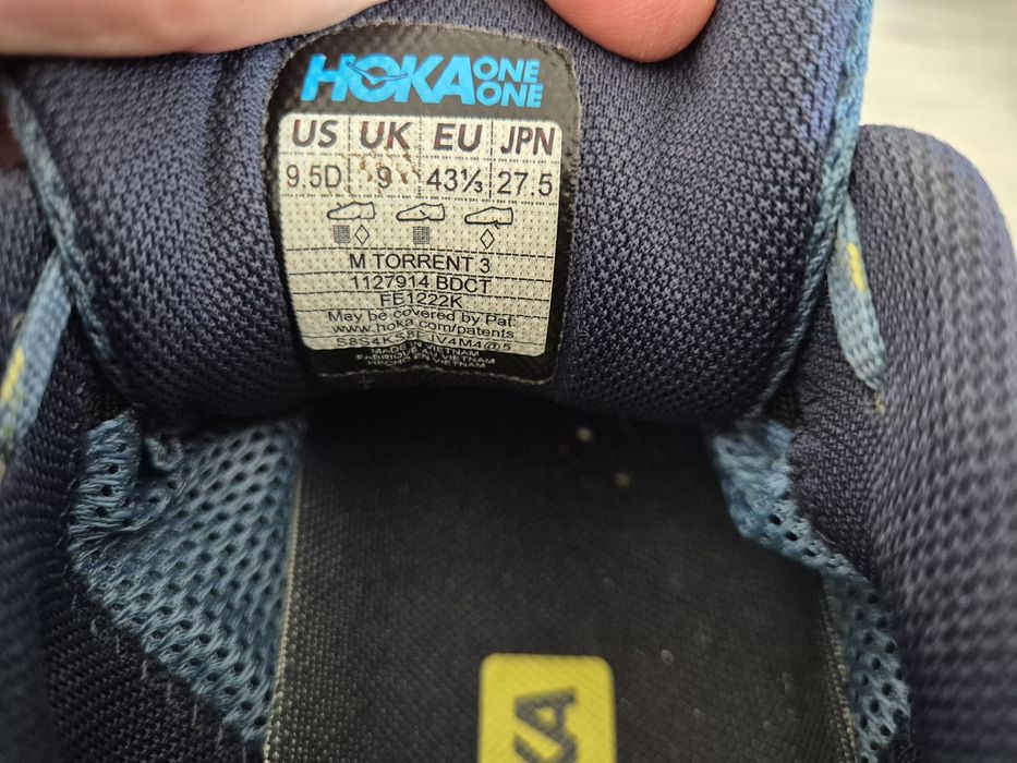 Buty męskie do biegania Hoka Torrent rozmiar 43 1/3.