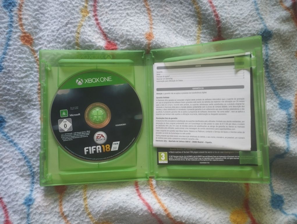 FIFA 18 Xbox One jogo em bom estado