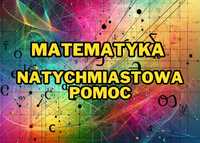 MATEMATYKA POMOC 24/7 - Studia Kolokwium Egzamin - korepetycje online
